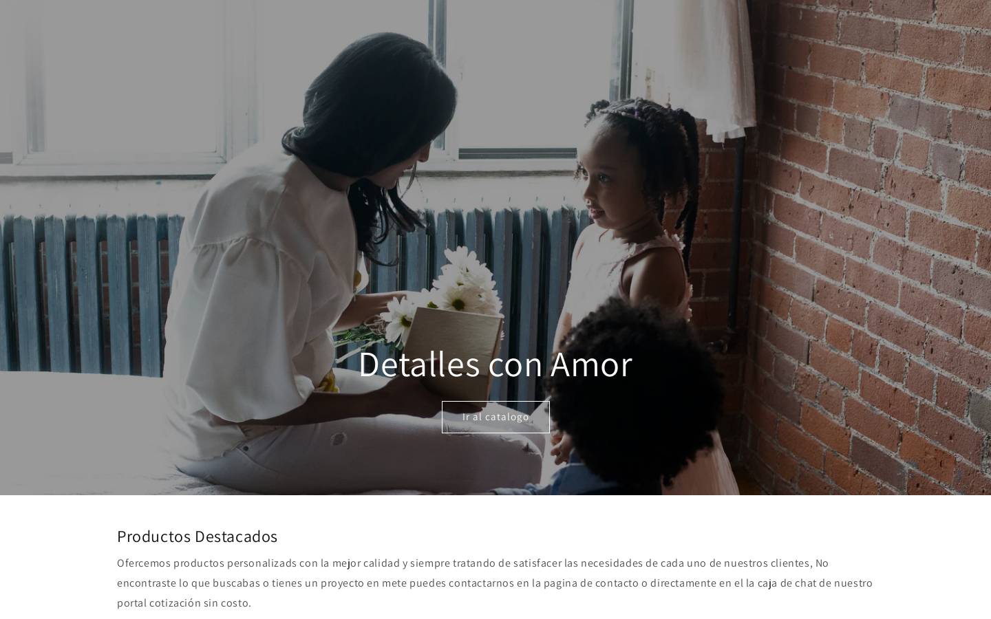 detallesconamor.mx homepage screenshot