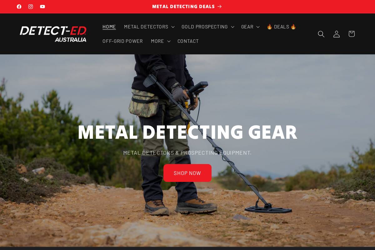 detect-ed.com homepage screenshot