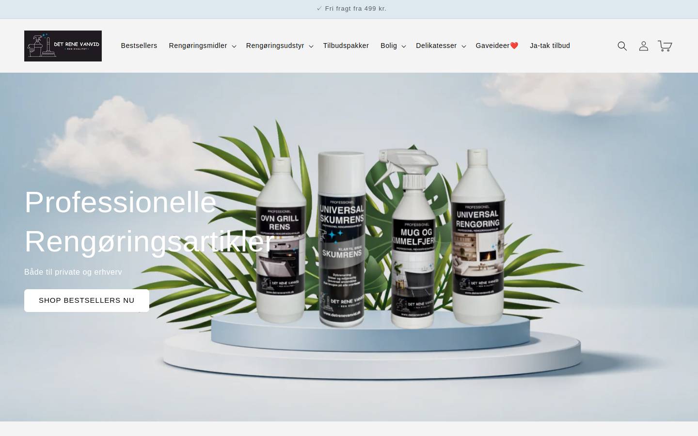 Det Rene Vanvid homepage screenshot