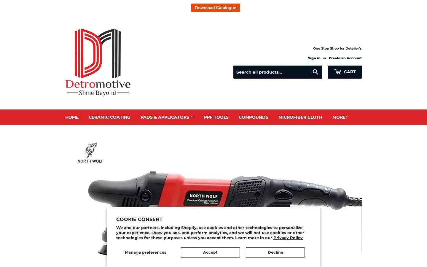 detroitcarcare.in homepage screenshot