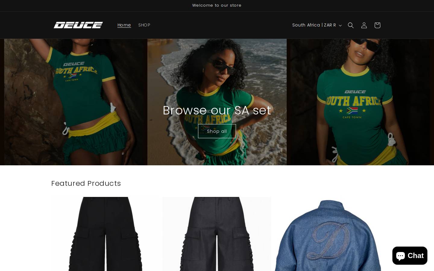 deucedrip.com homepage screenshot