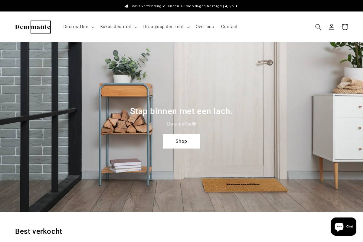 Deurmattie homepage screenshot