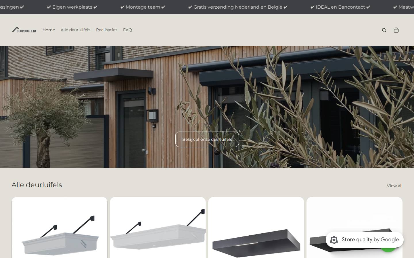 deurluifel.nl homepage screenshot
