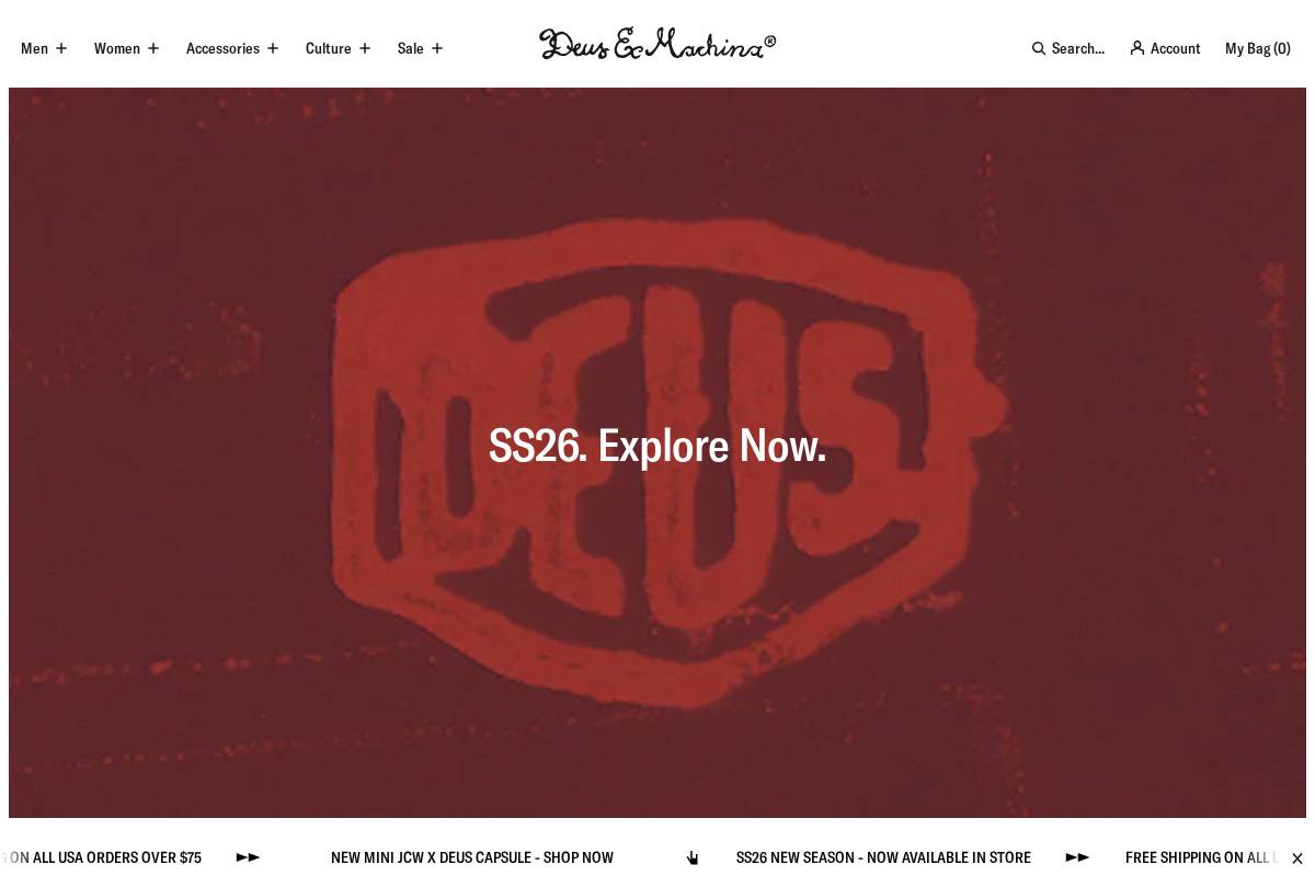 deuscustoms.com homepage screenshot