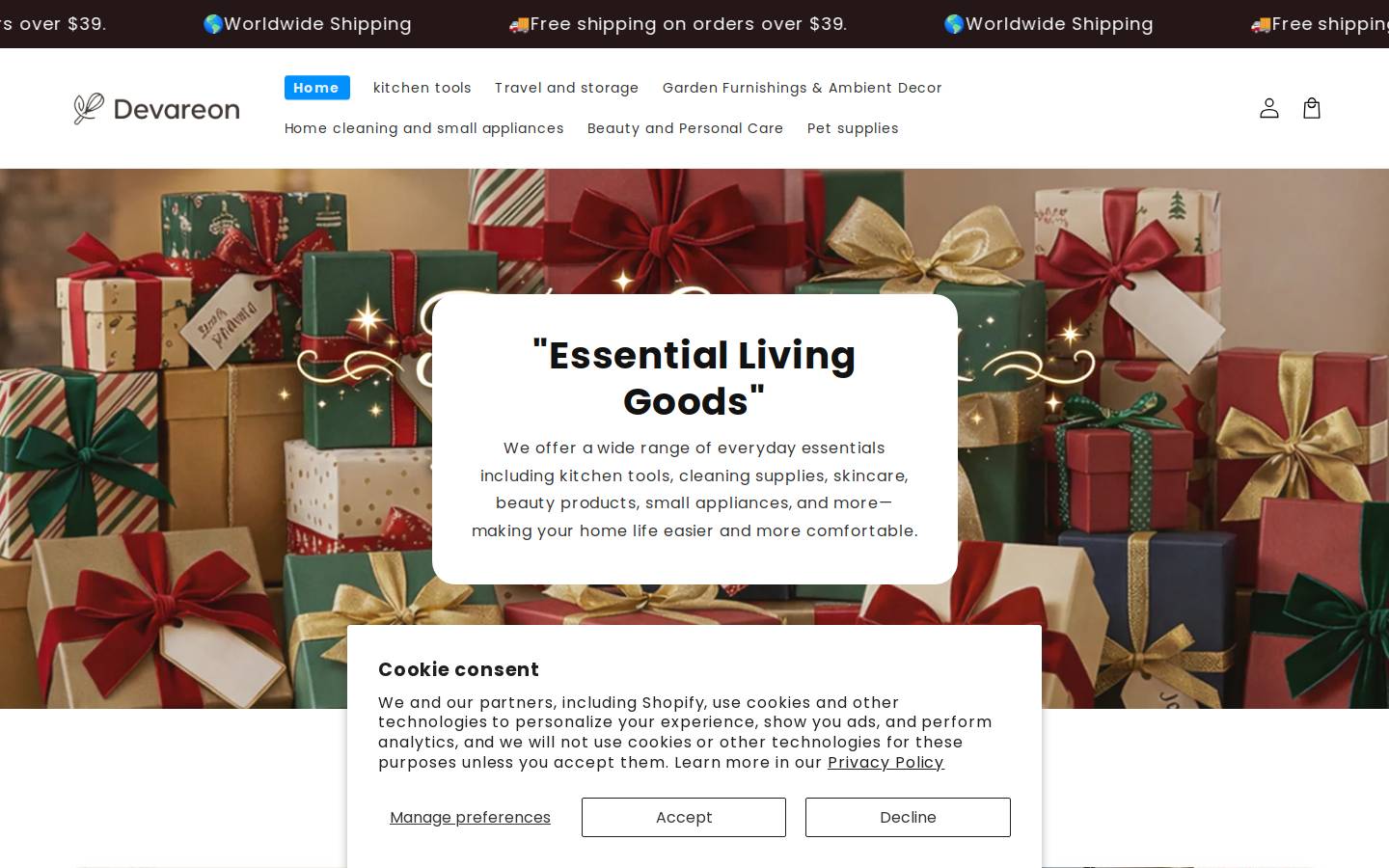 devareon.com homepage screenshot