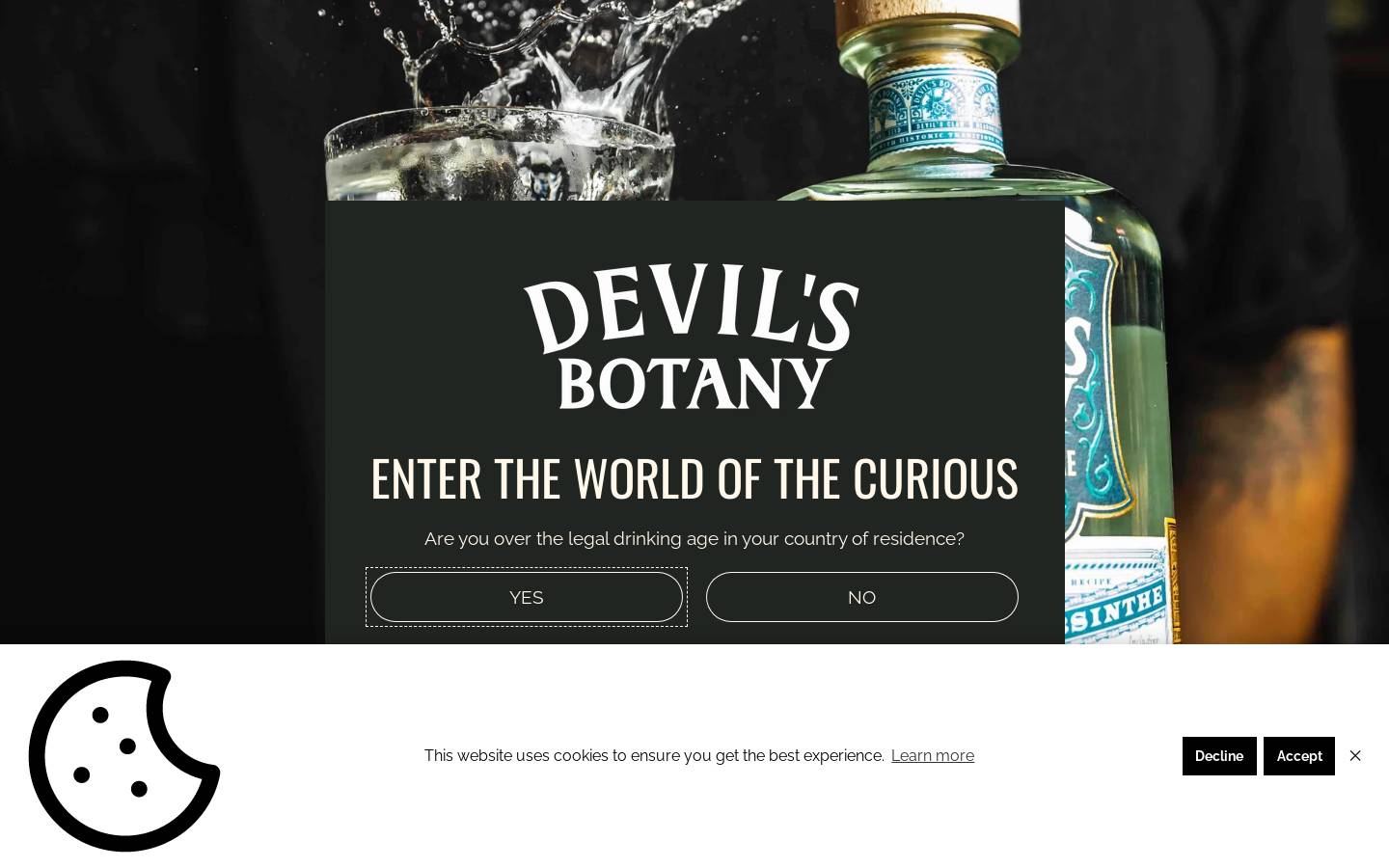 devilsbotany.com homepage screenshot