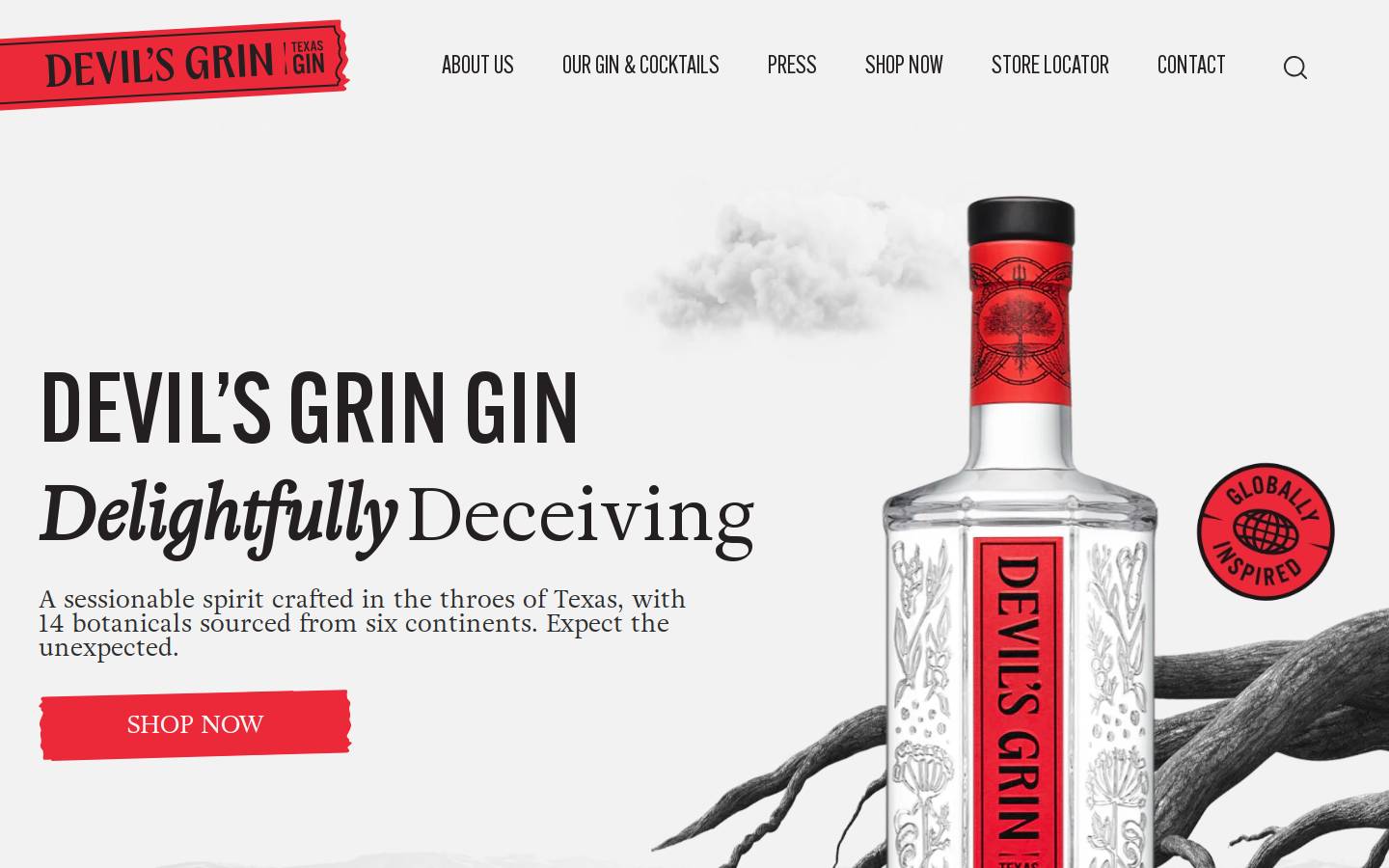 devilsgringin.com homepage screenshot