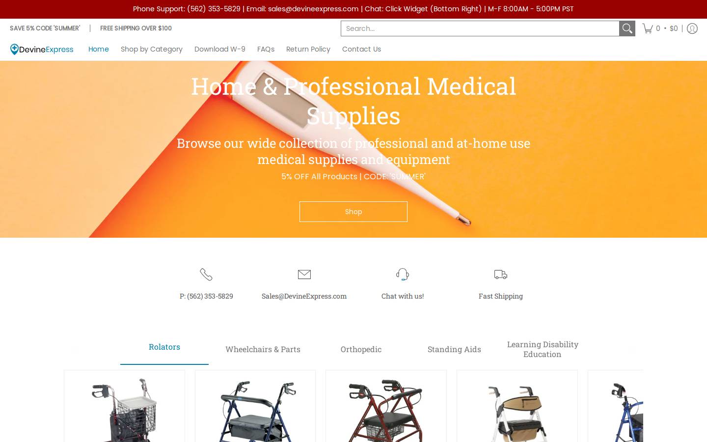 devineexpress.com homepage screenshot