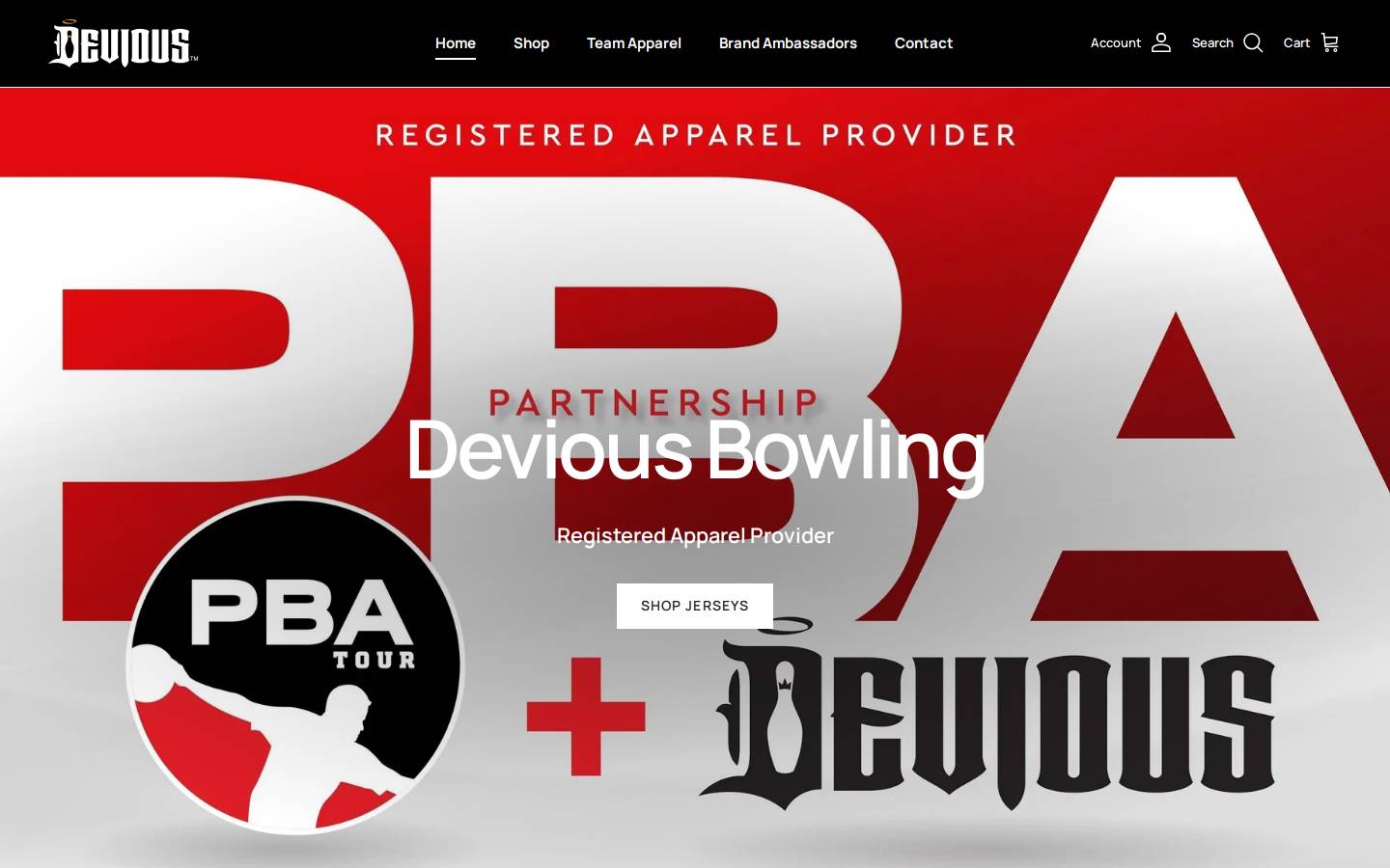 deviousbowling.com homepage screenshot