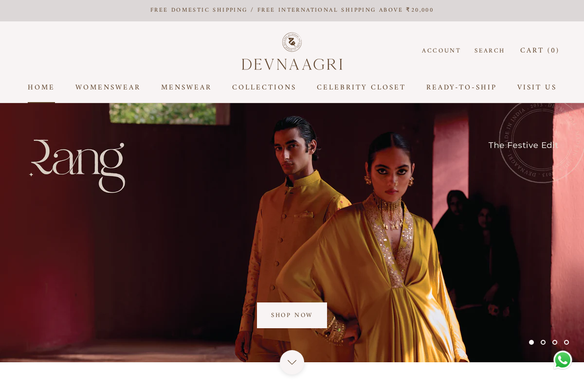 devnaagri.com homepage screenshot