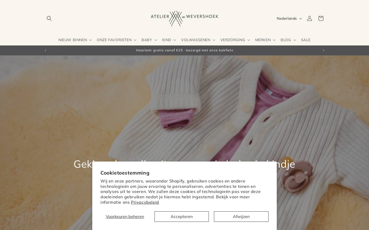 dewevershoek.nl homepage screenshot