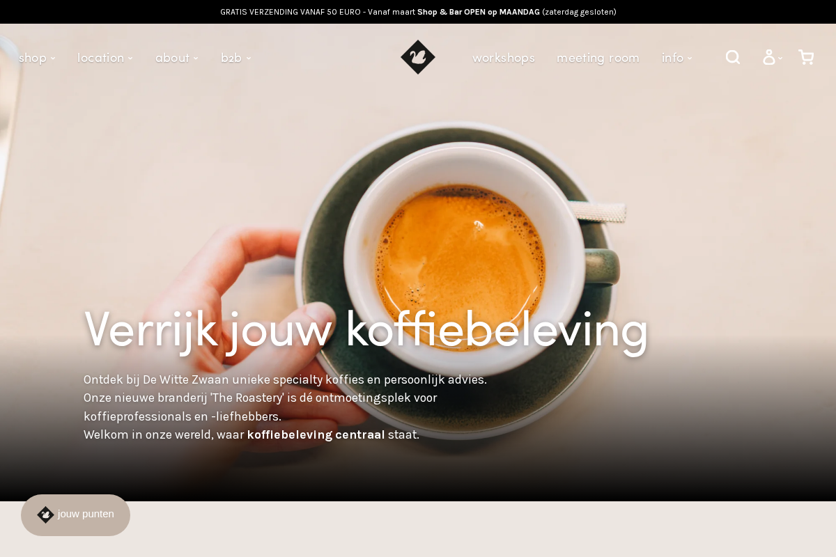 Dewittezwaan homepage screenshot