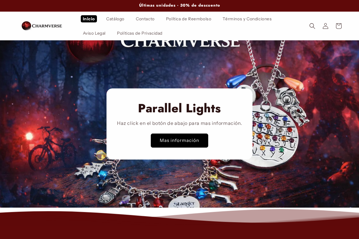 Stranger Things homepage screenshot