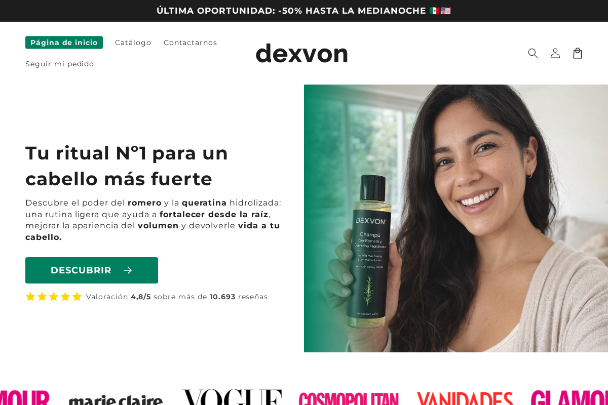 dexvon.com homepage screenshot