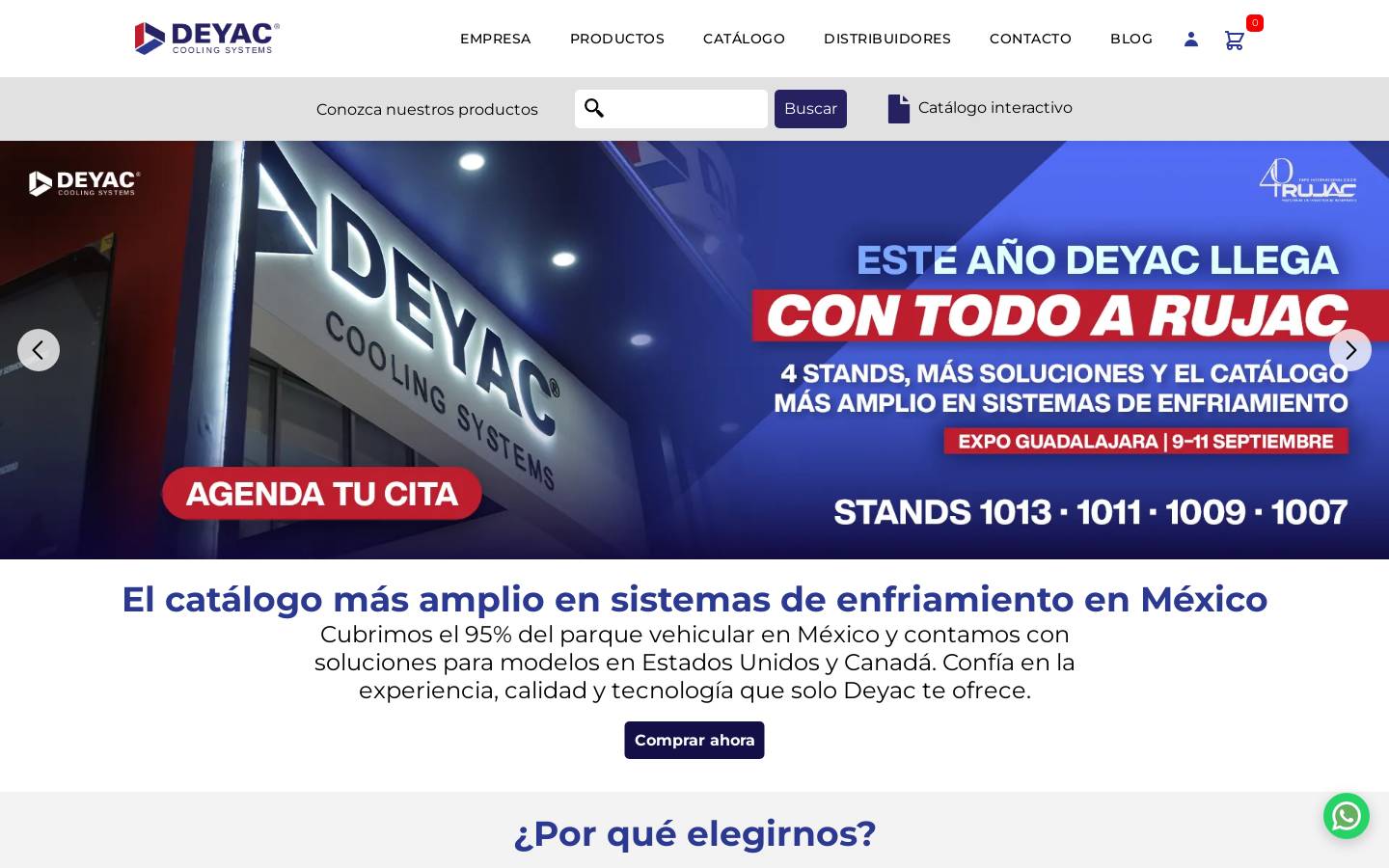 deyac.com.mx homepage screenshot