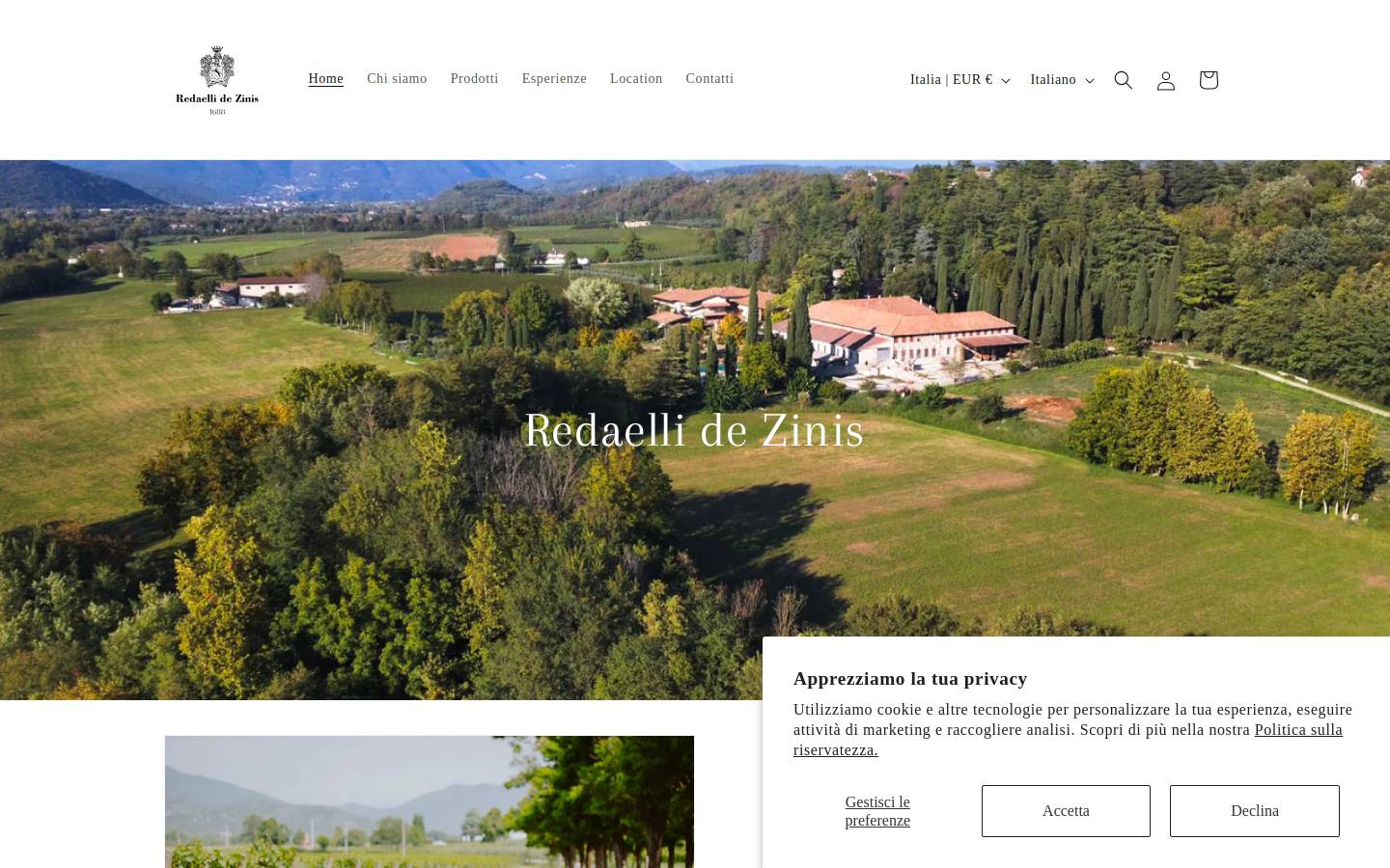 dezinis.it homepage screenshot