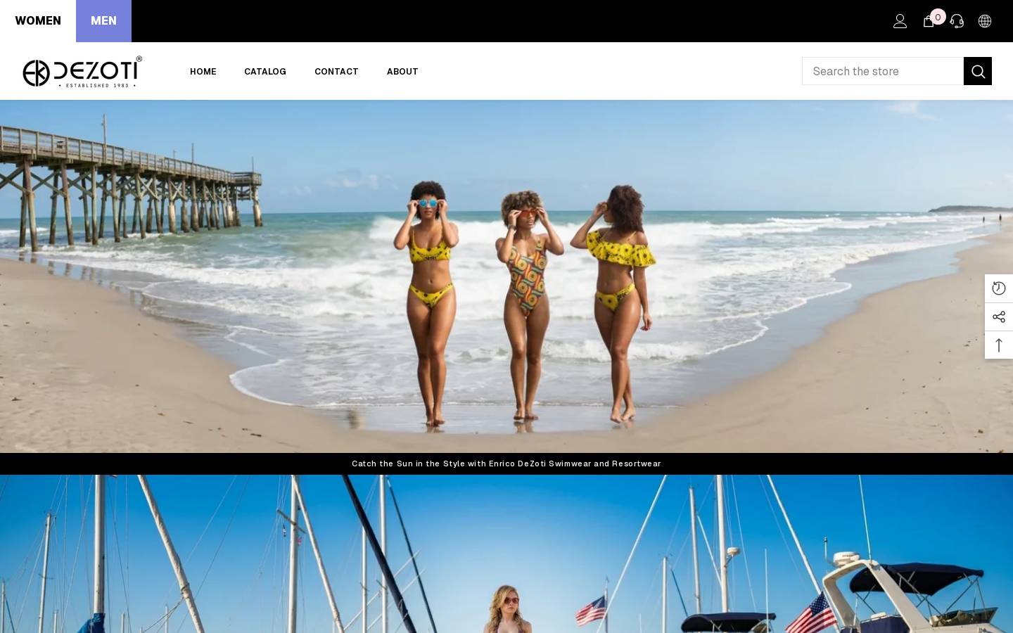 dezoti.com homepage screenshot