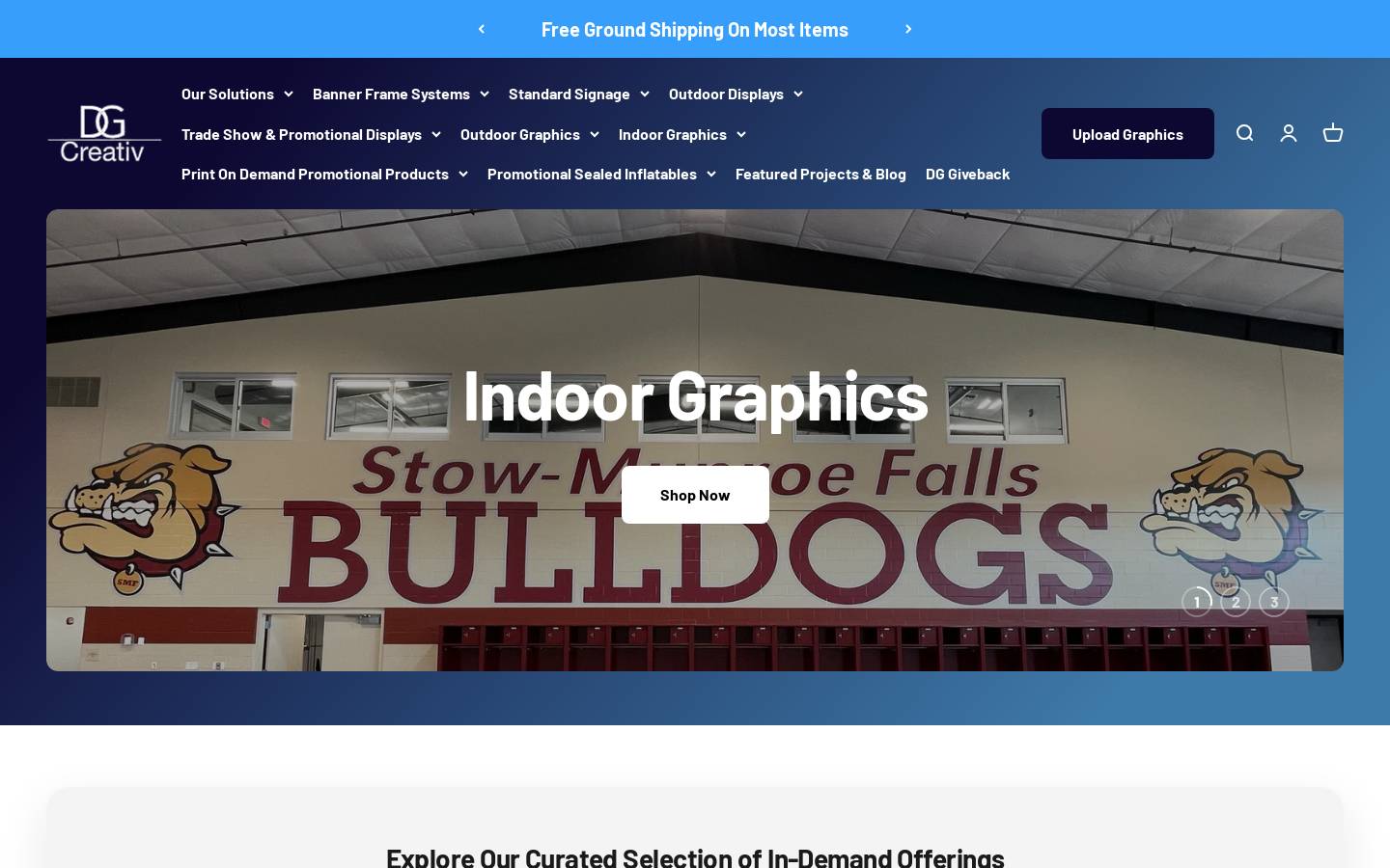 dgcreativ.com homepage screenshot