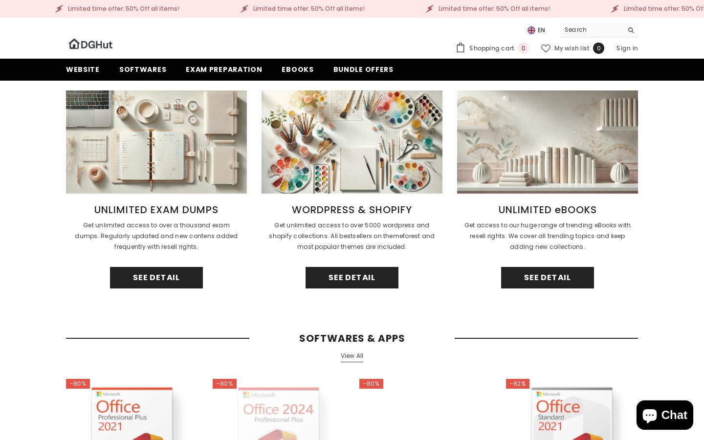 dghut.com homepage screenshot