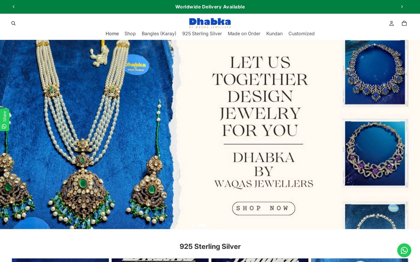 dhabka.com homepage screenshot