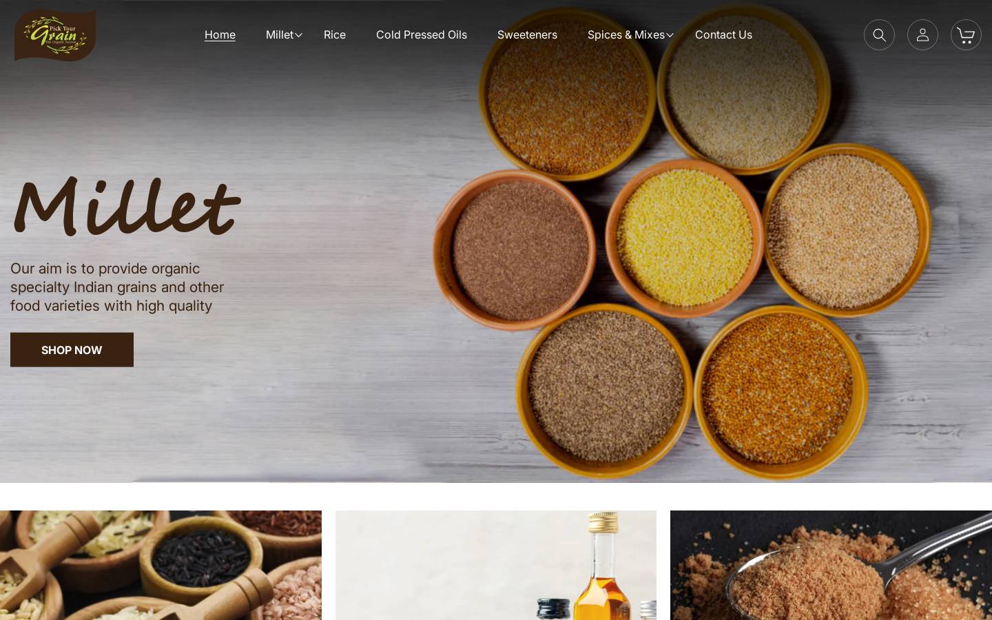 dhanyams.com homepage screenshot