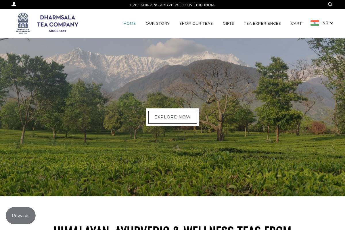 dharmsala.com homepage screenshot