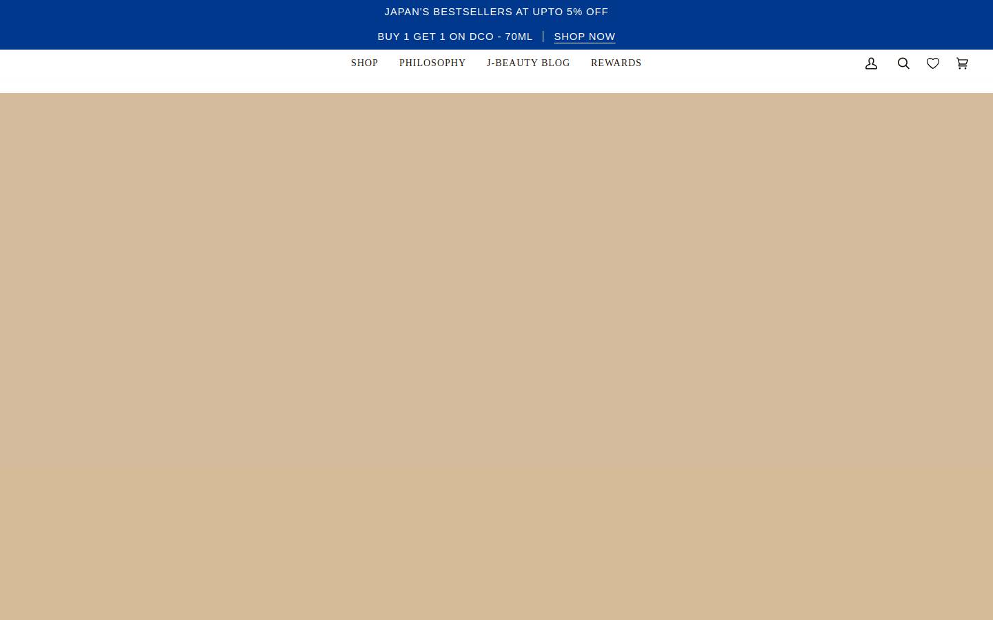 dhcbeauty.in homepage screenshot