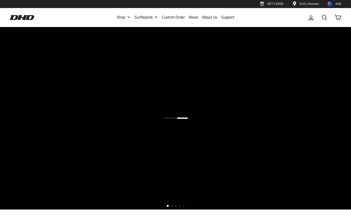 dhdsurf.com homepage screenshot