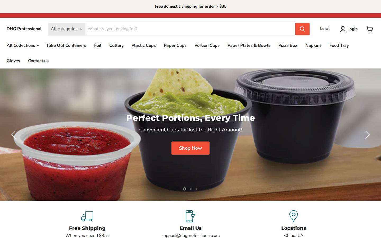 dhgprofessional.com homepage screenshot