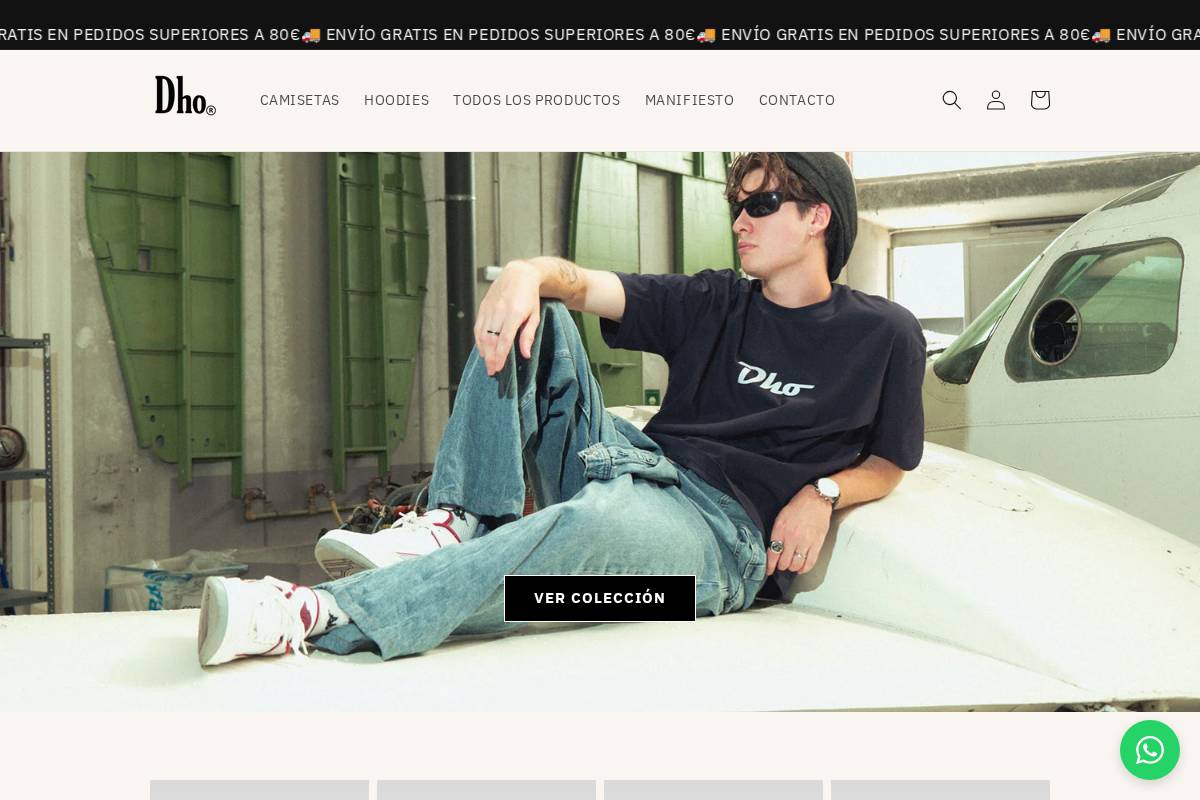 dhobrand.com homepage screenshot