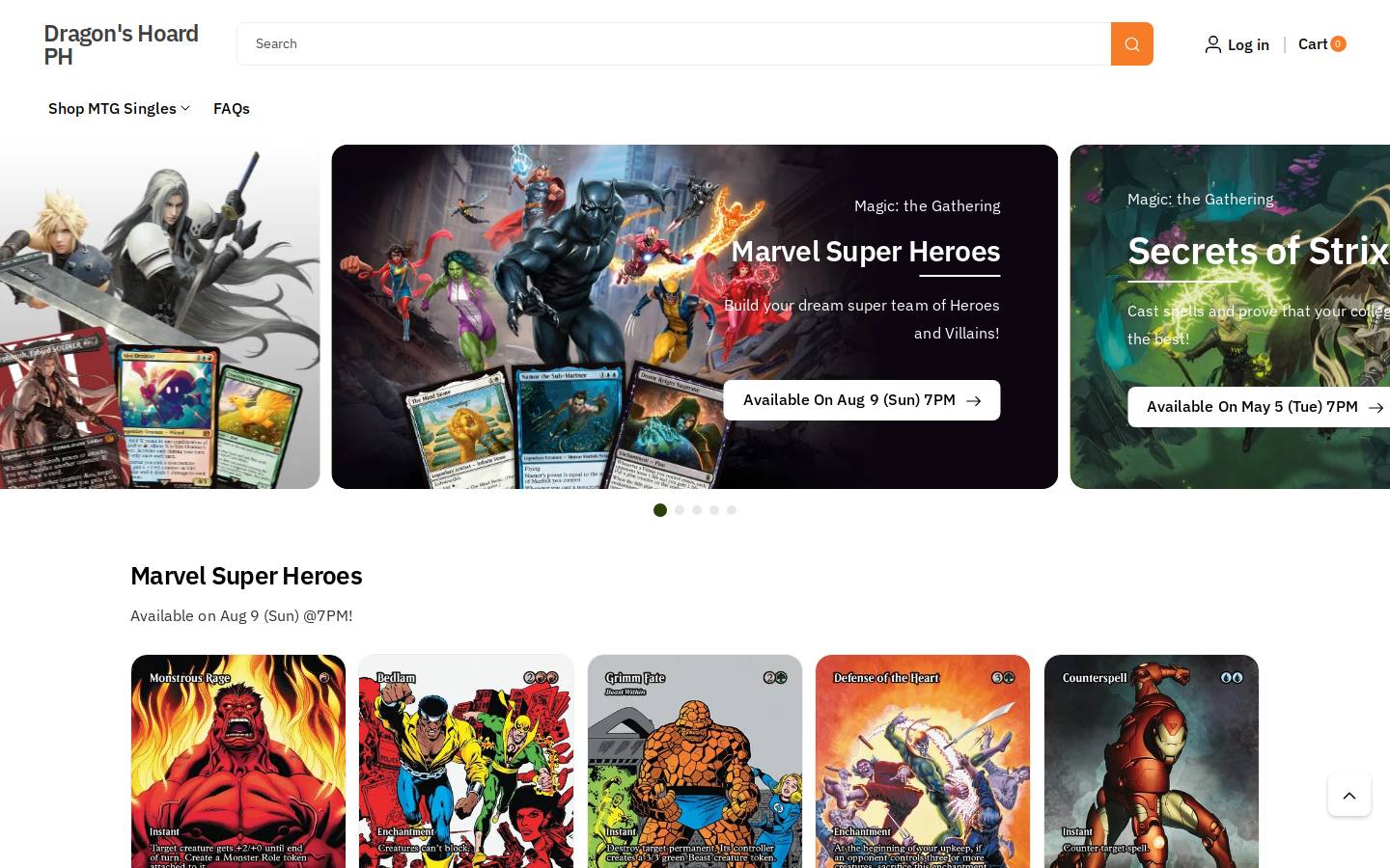 dhph.store homepage screenshot