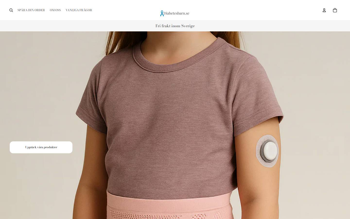 diabetesbarn.se homepage screenshot