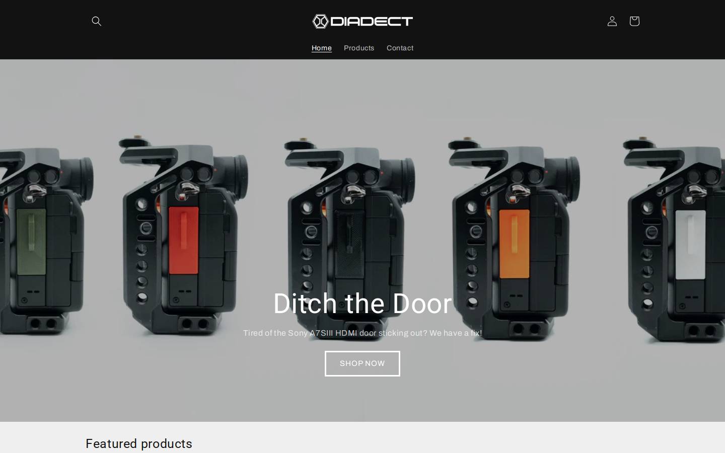 diadect.com homepage screenshot