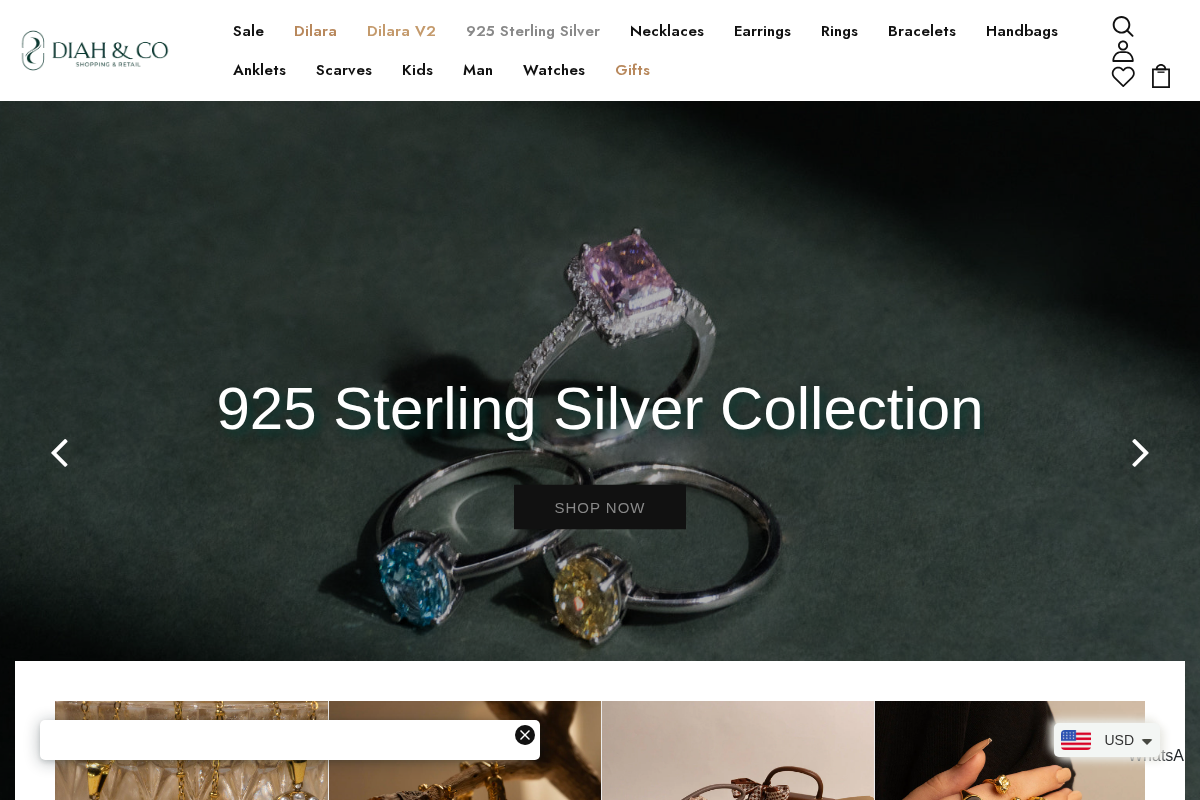 Diah & Co homepage screenshot