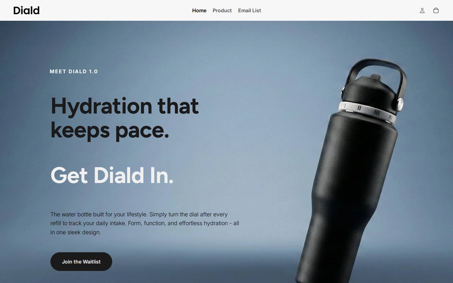 diald.us homepage screenshot