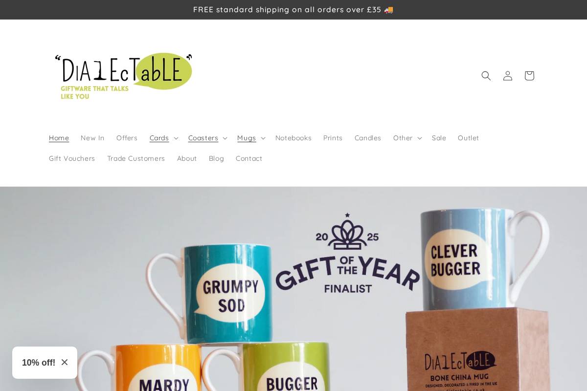 Dialectable Ltd homepage screenshot