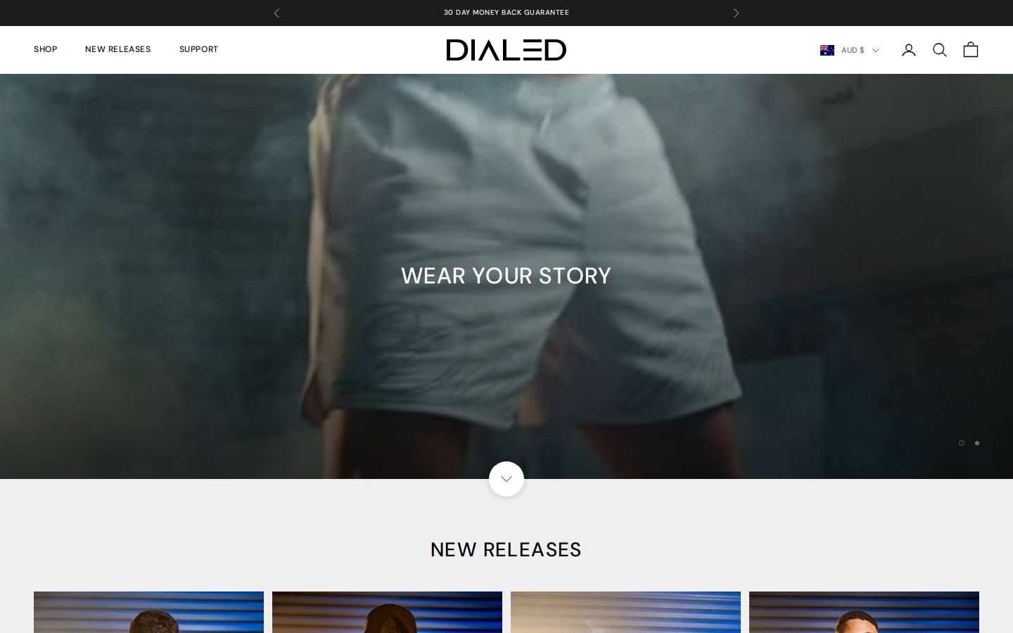 Dialed homepage screenshot