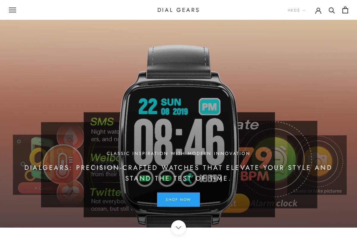 dialgears.com homepage screenshot