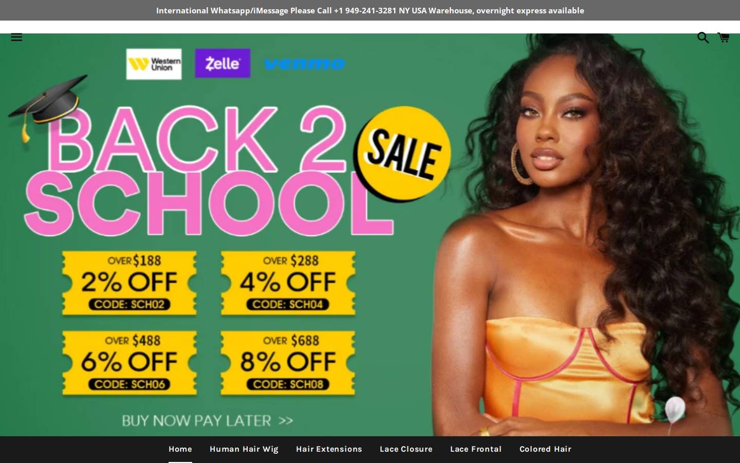 dialovehair.com homepage screenshot