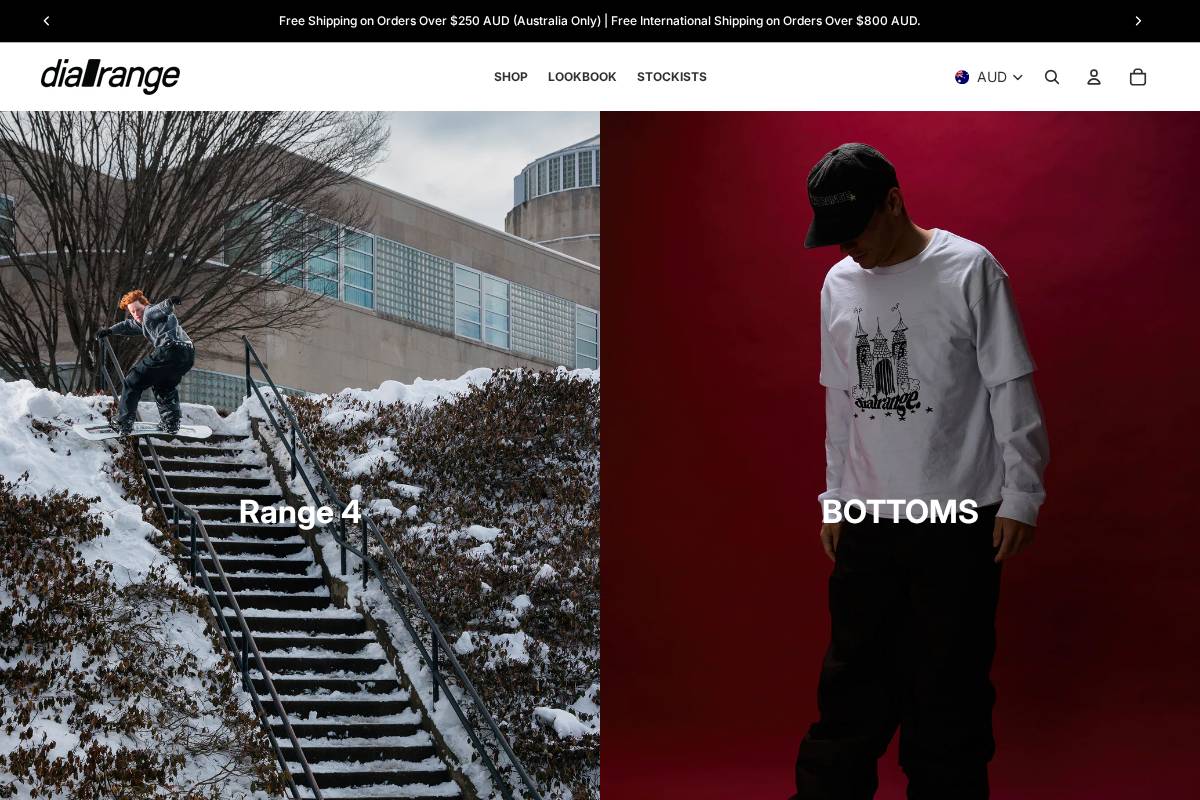 dialrange.com homepage screenshot