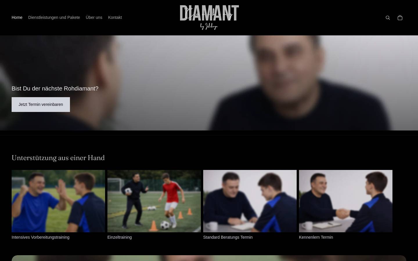 diamantcoaching.com homepage screenshot