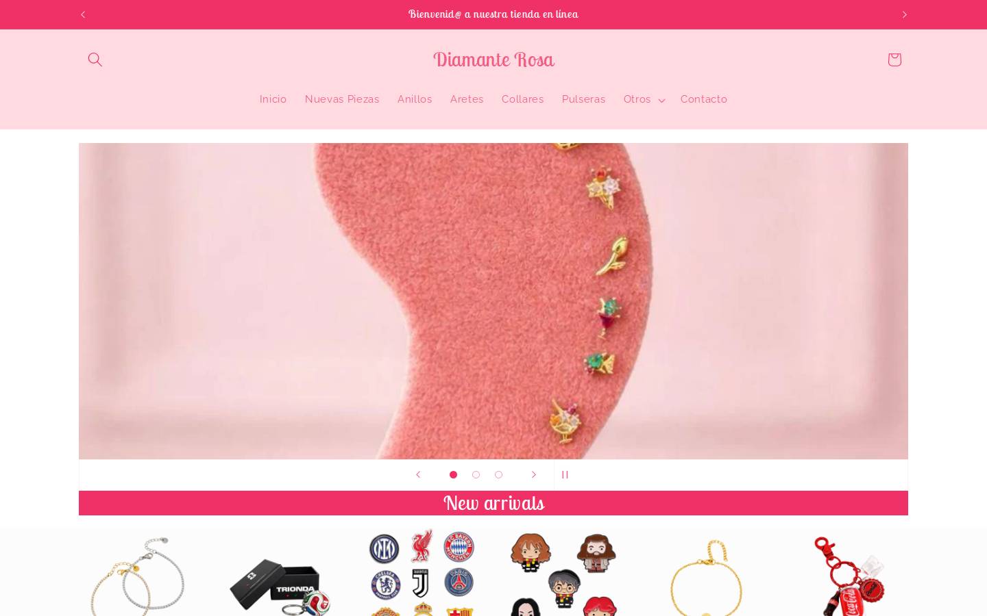 diamanterosa.mx homepage screenshot