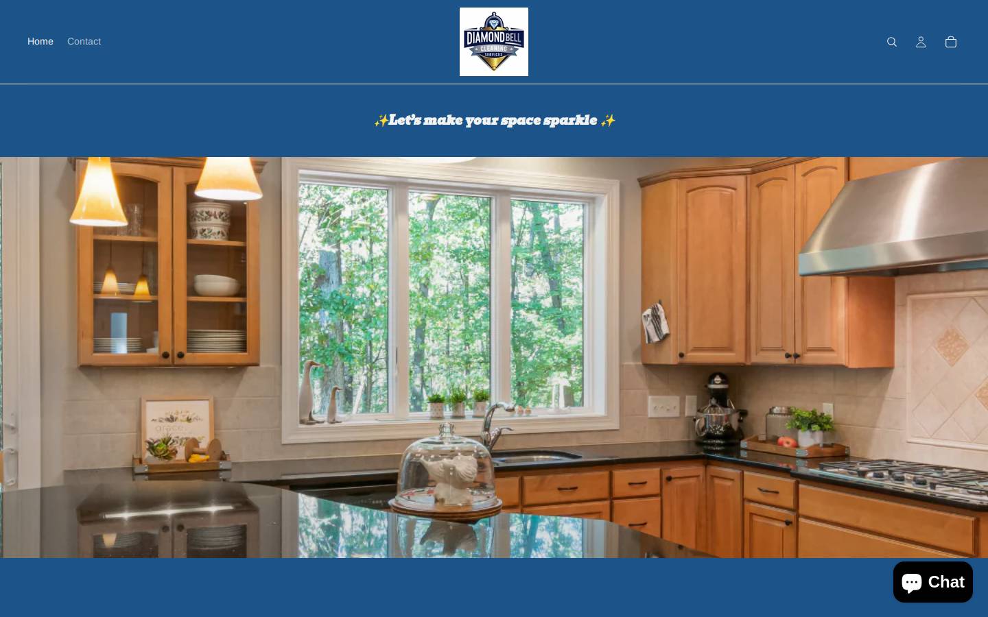 diamondbellcleaning.com homepage screenshot