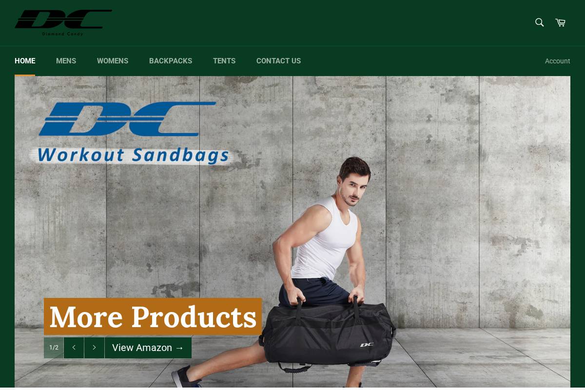 diamondcandy.net homepage screenshot