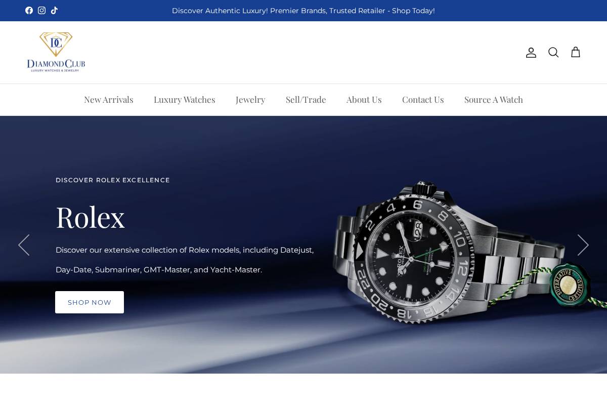 diamondclubmiami.com homepage screenshot