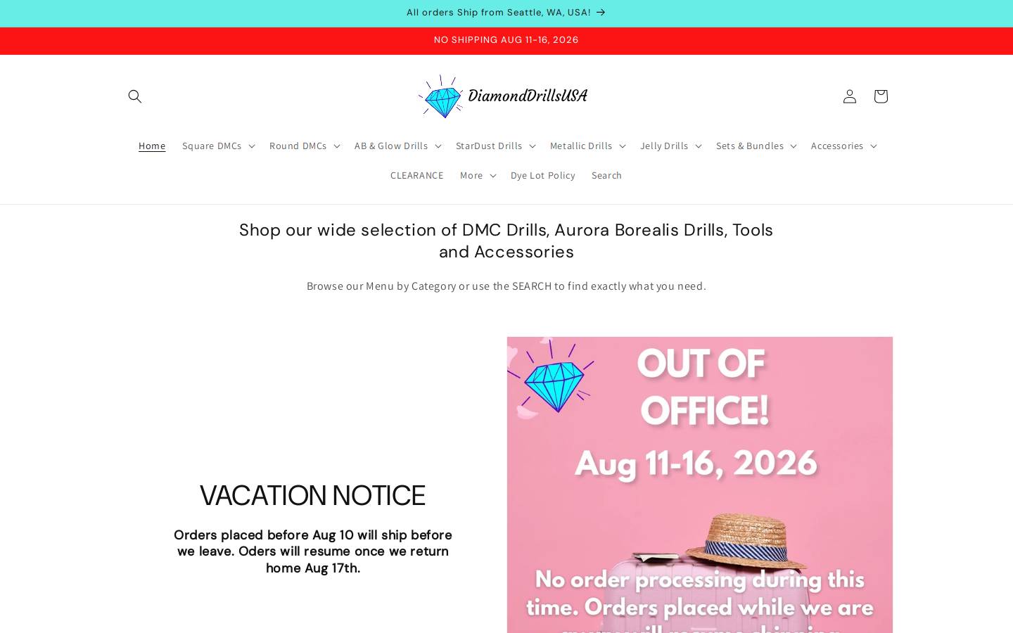diamonddrillsusa.com homepage screenshot