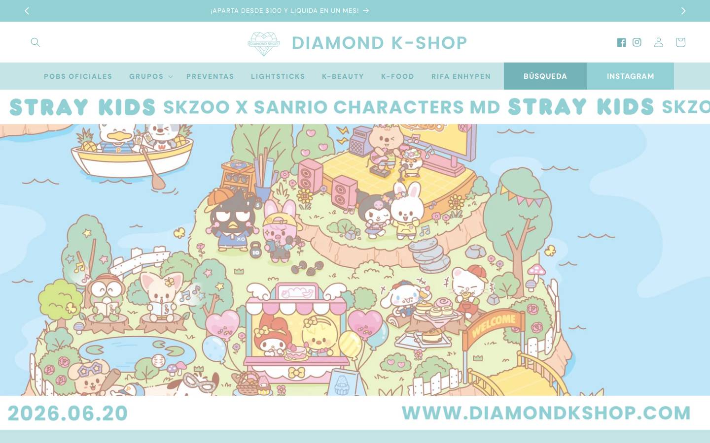 diamondkshop.com homepage screenshot