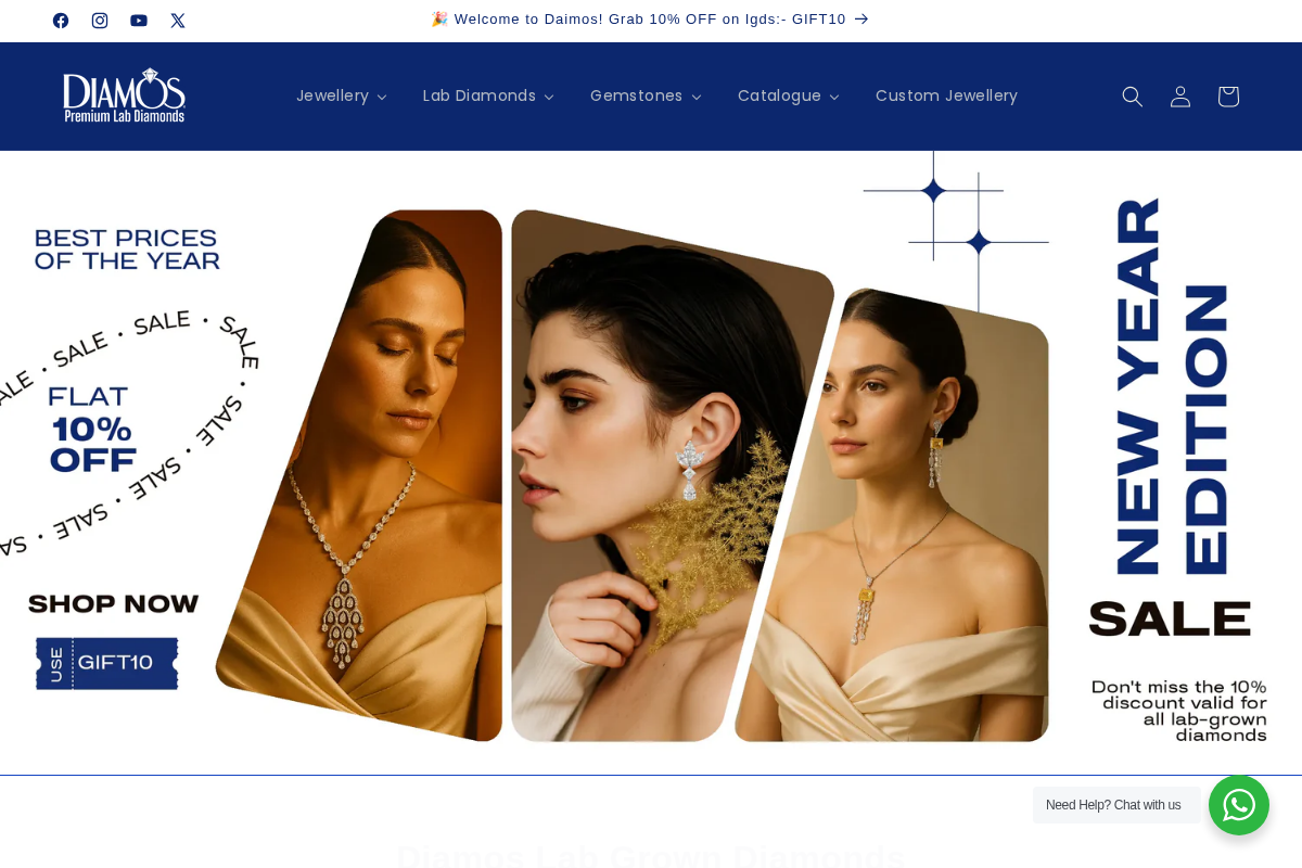diamos.in homepage screenshot