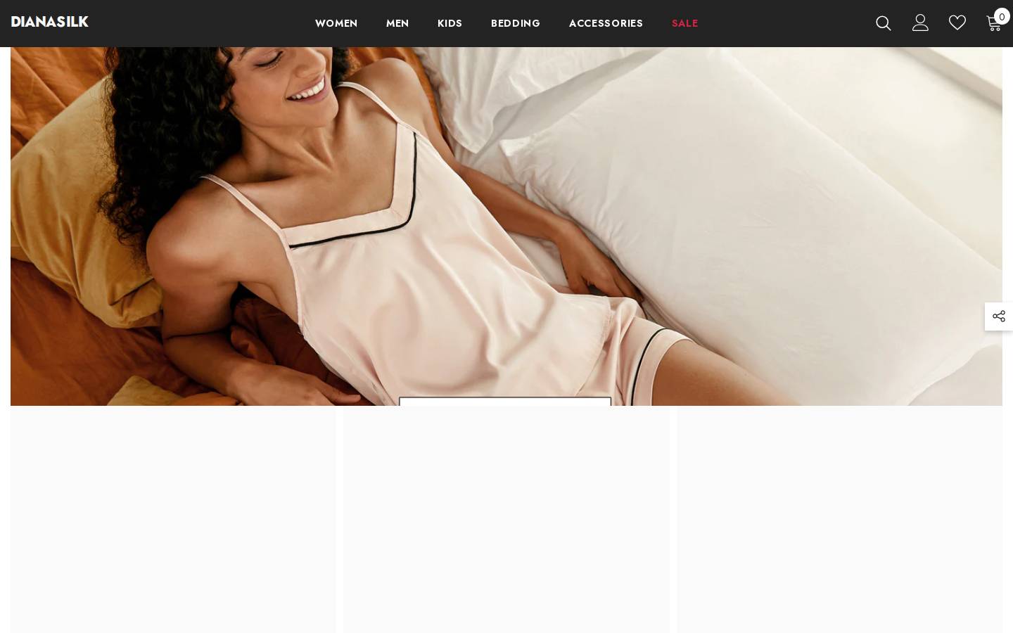Dianasilk homepage screenshot