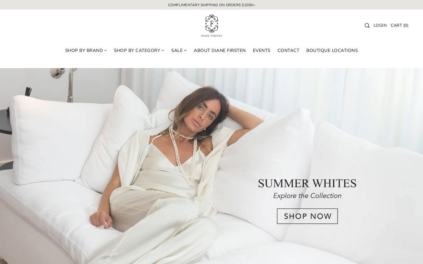 dianefirsten.com homepage screenshot